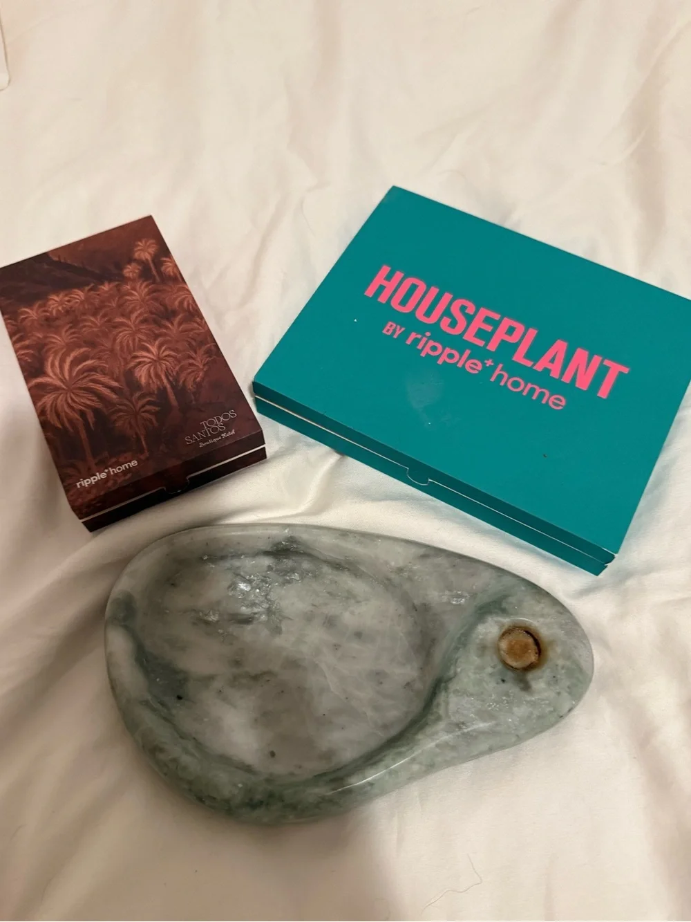 HOUSEPLANT by ripple+home Green Marble Decorative Tray by Seth Rogan - Picture 2 of 7